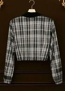 Crop Shirt With Fancy Collar