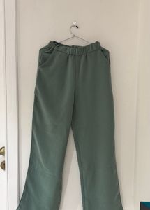Green Wide Leg Lounge Pants