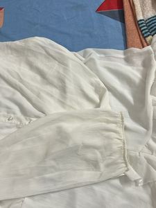 White Ruffle Dress