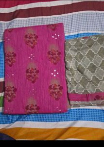 Unstitched Kurta Set With Dupatta