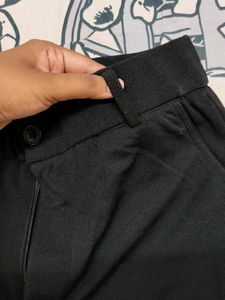 Black Wide Leg Trousers