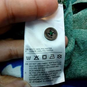 Reebok Green Sports Tshirt