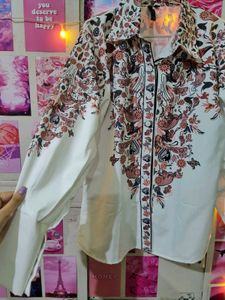 New Floral Print Shirt Women