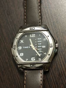 Timex Watch with Date and Weekday Display