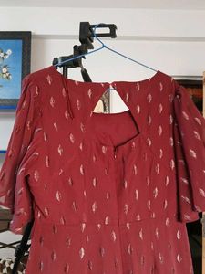 Elegant Maroon Dress