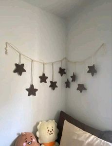 Handmade Crochet Star Garland