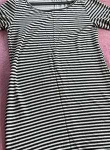 White And Black Bodycon one piece