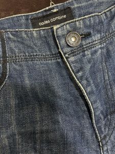 Blue Denim Cuffed Shorts