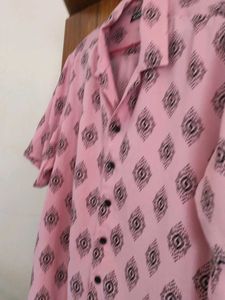 Pink Patterned Shirt