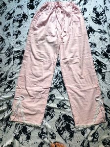 Pink Striped Lounge Pants