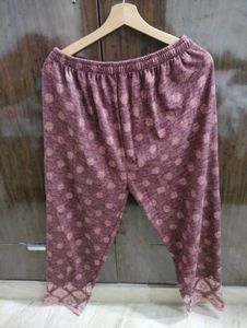 Ethnic Brown Printed Winter Kurta Set