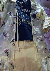 3 Piece Sharara Set For Girls