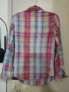 Plaid Button-Down Shirt