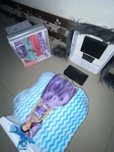 Doll with Wardrobe &amp; Accessories&amp; 5 Dresses