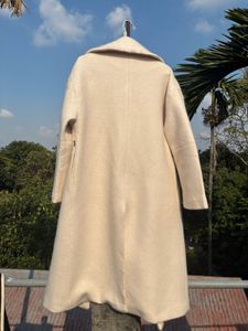 Elegant Cream Trench Coat