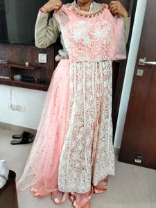 Choli With Shrug And Skirt