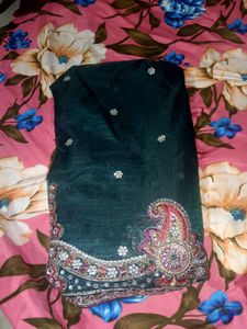 Elegant Green Saree