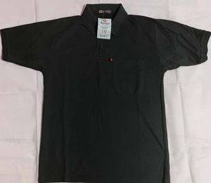 Mens Polo Neck Tshirt Black