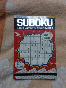 Sudoku Brain Game Book
