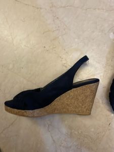 Size 39 Dark Blue Heels-3 inch