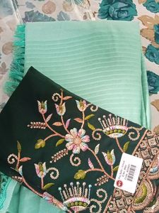 Stitched Blouse + Saree