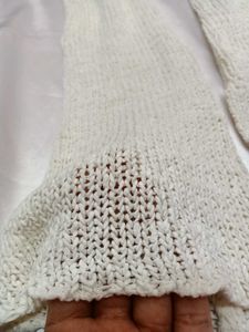 Crocheted Off-white Tops🤍