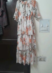 Floral Off-Shoulder Maxi Dress