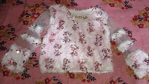 Sparkly Pink Party Top