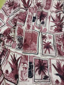 Vintage Stamp Print Shirt