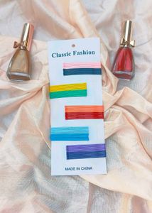 Colorful Hair Clips one card