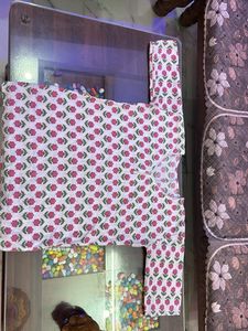 Floral Print Dress Material beautiful flower short