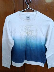 Ombre Graphic Sweatshirt