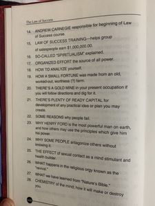 Law of Success by Napoleon Hill