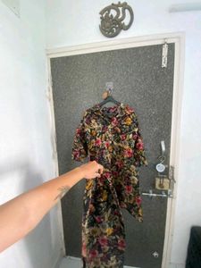 Floral Print Shirt kurta pant