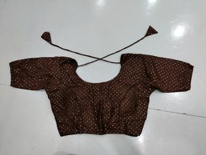 Brown Lehenga Choli Set with Dupatta