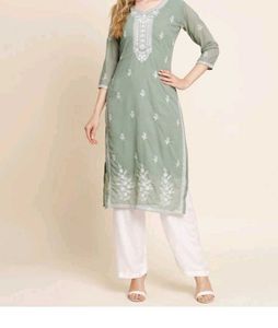 Elegant Embroidered Kurta Set