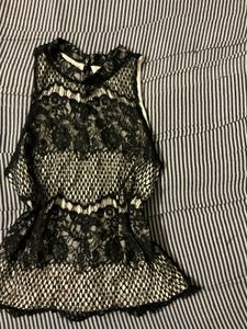 Black Lace Top