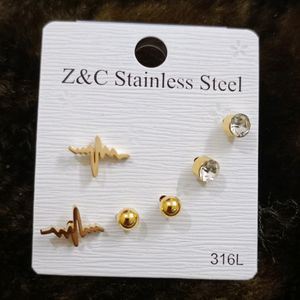 Pretty Earrings Set Of 3