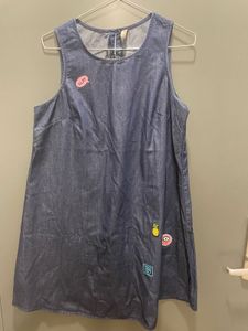 Denim Patch Dress