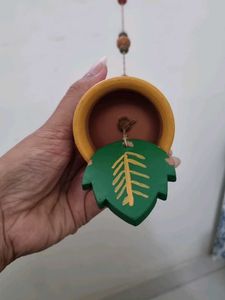 handcrafted terracotta decorative hanging bell