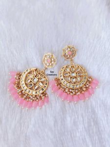 Party Wear Heavy Jhumka Earrings Chandbaali