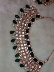 Elegant Black &amp; Gold Jewelry Set