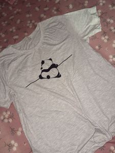 Cute Panda Graphic Tee
