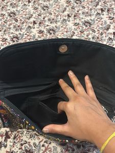 Boho Embroidered Clutch