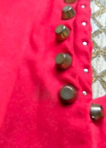 Red Long Gown(Size&#34;XS&#34;)