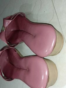 Pink Bow Jelly Sandals