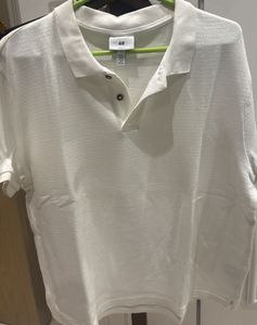 H&M White Polo Shirt