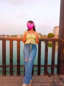 Ripped Wide Leg Jeans