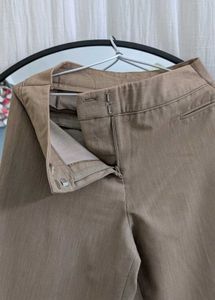 Beige formal pants