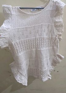 ZARA CROCHET TOP